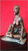 sculpture bronze femme nue